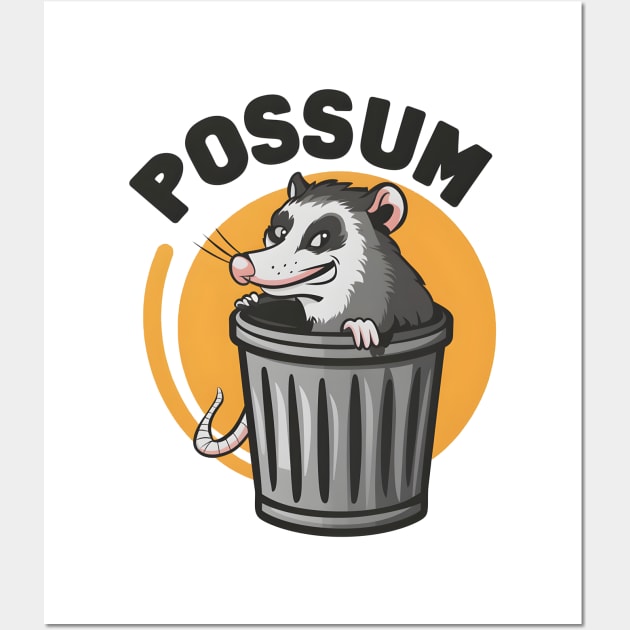 City Slicker Possum Wall Art by FreshIdea8